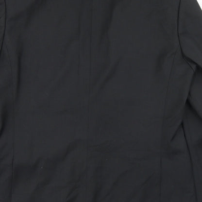 Mens UK Size 42 Linea Regular Black Suit Jacket