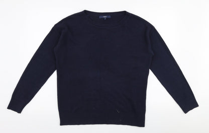 Womens UK Size 12 NEXT Blue Pullover Jumper