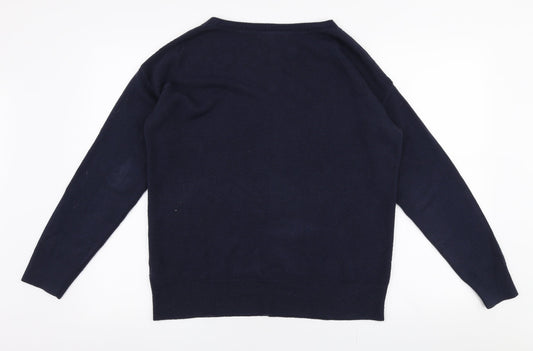 Womens UK Size 12 NEXT Blue Pullover Jumper