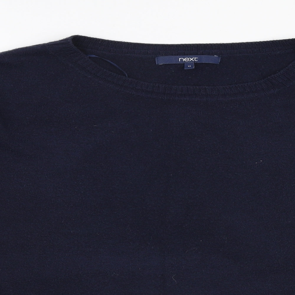 Womens UK Size 12 NEXT Blue Pullover Jumper