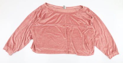 Womens UK Size 28 ASOS Pink Pullover Sweatshirt