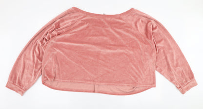 Womens UK Size 28 ASOS Pink Pullover Sweatshirt