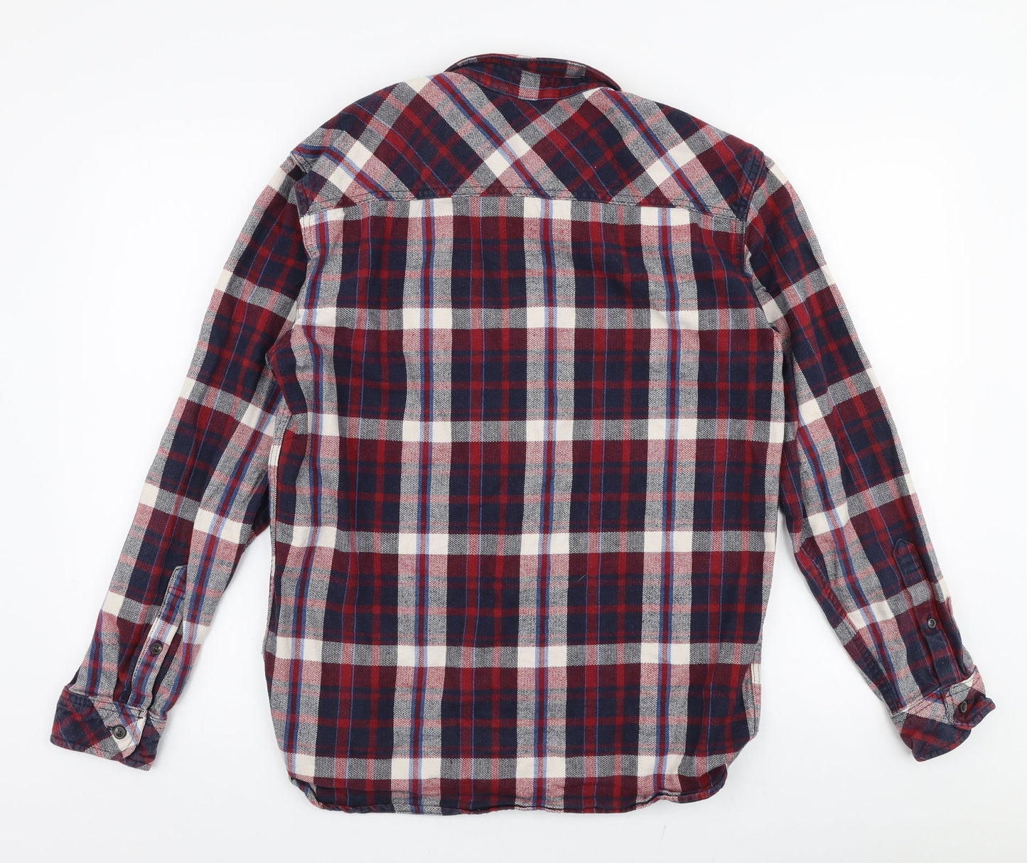 Mens UK Size S Marks and Spencer Multicoloured  Button-Up Long Sleeve Casual Shi