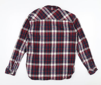 Mens UK Size S Marks and Spencer Multicoloured  Button-Up Long Sleeve Casual Shi