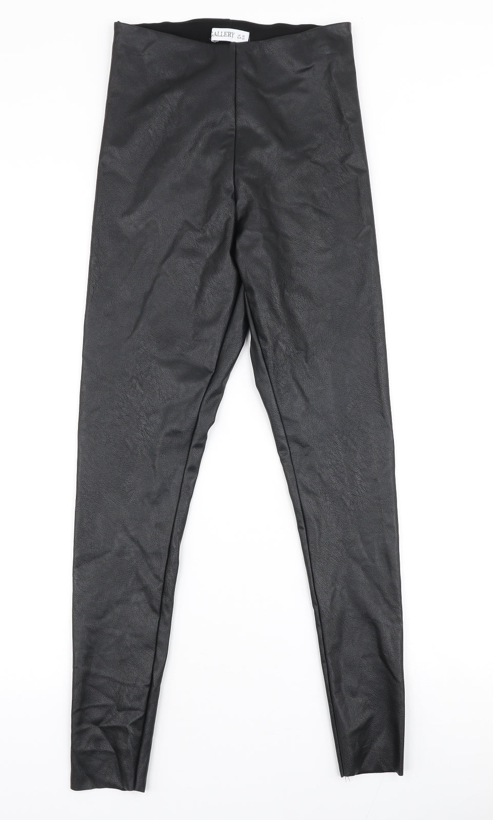 Womens UK Size 10 Gallery Slim Fit Dress Pants Black Trousers