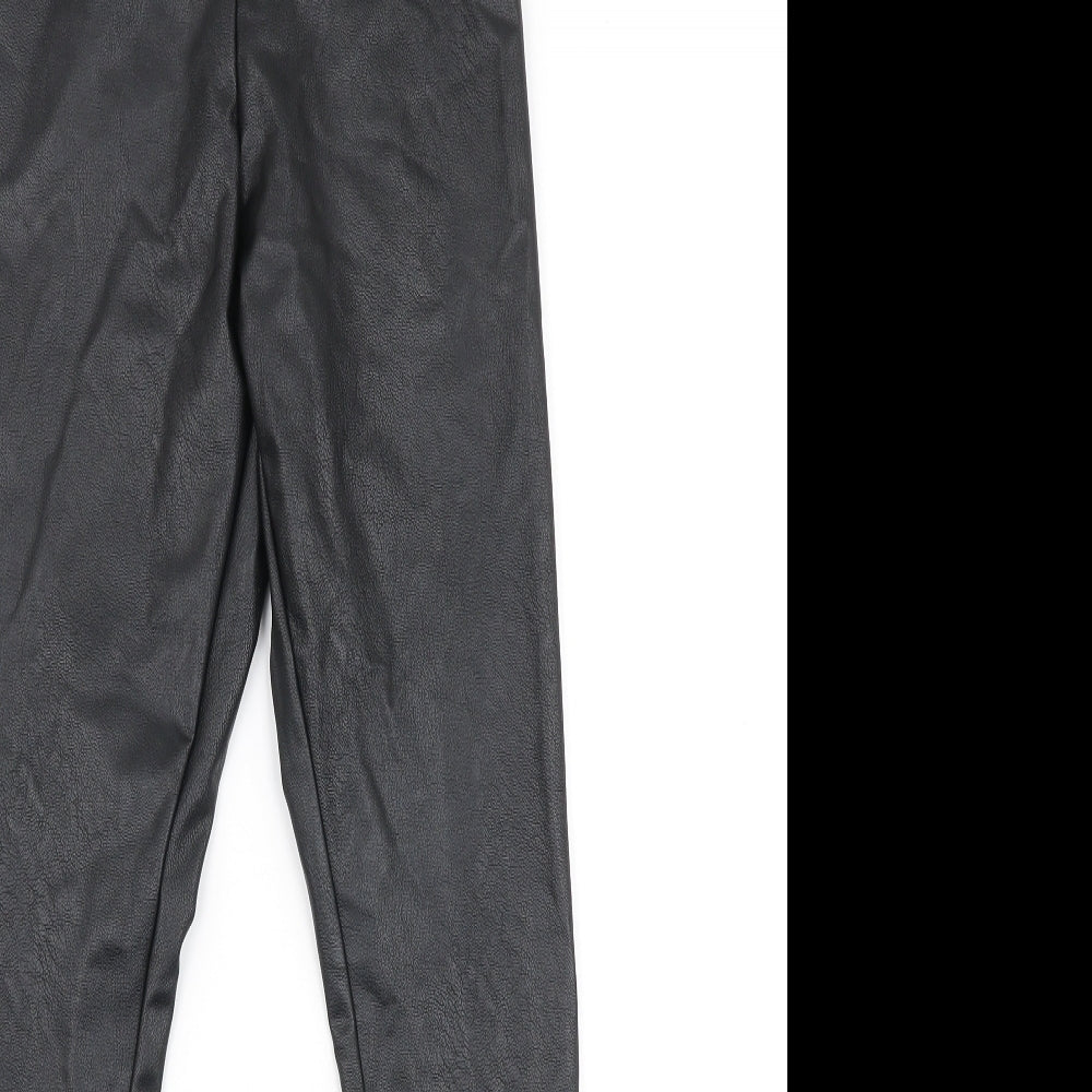 Womens UK Size 10 Gallery Slim Fit Dress Pants Black Trousers