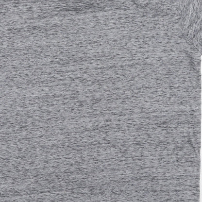 George Boys Grey  Polyester Jersey T-Shirt Size 7-8 Years Round Neck Pullover - Urban