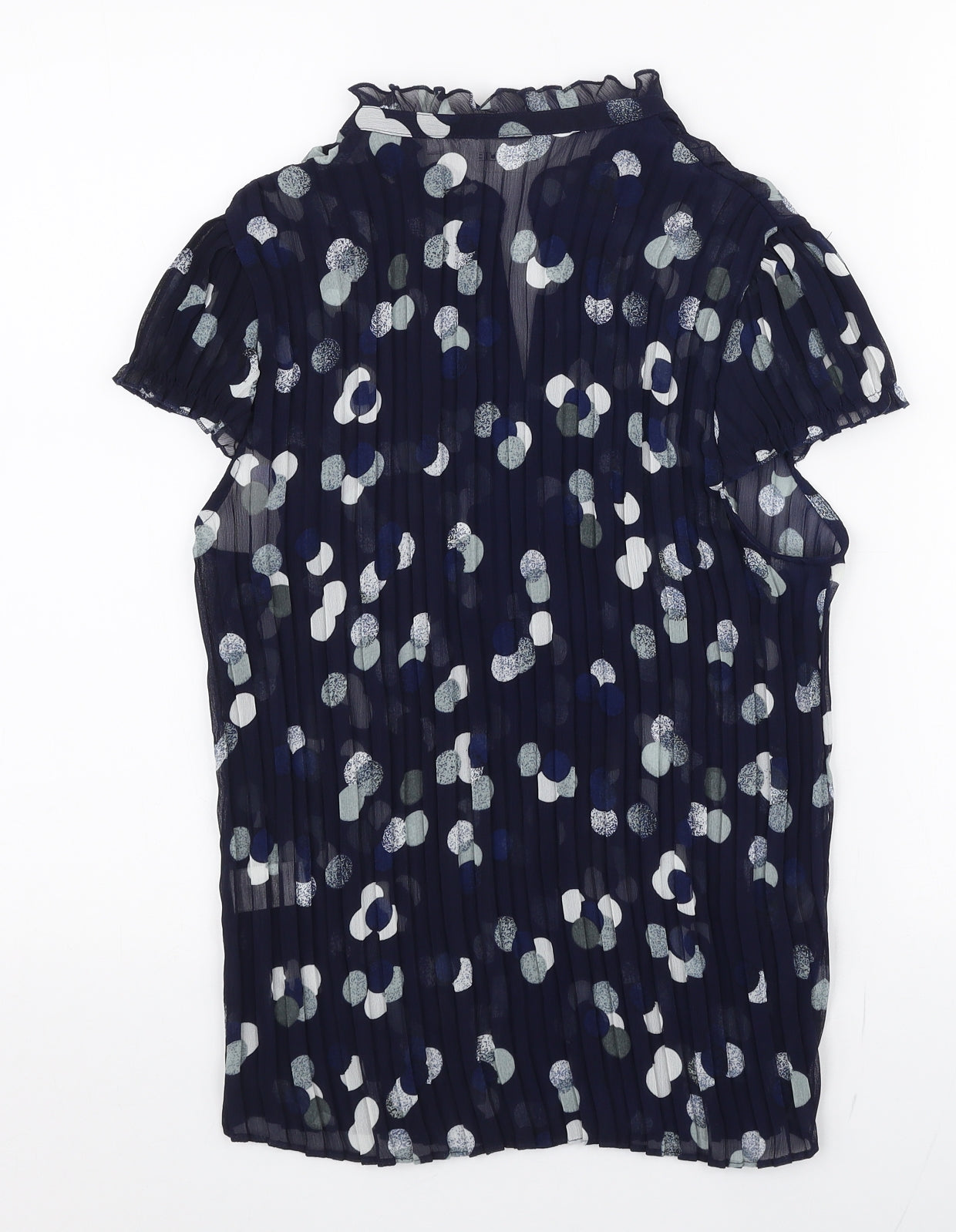 Womens UK Size 12 Vogue Blue Basic Blouse