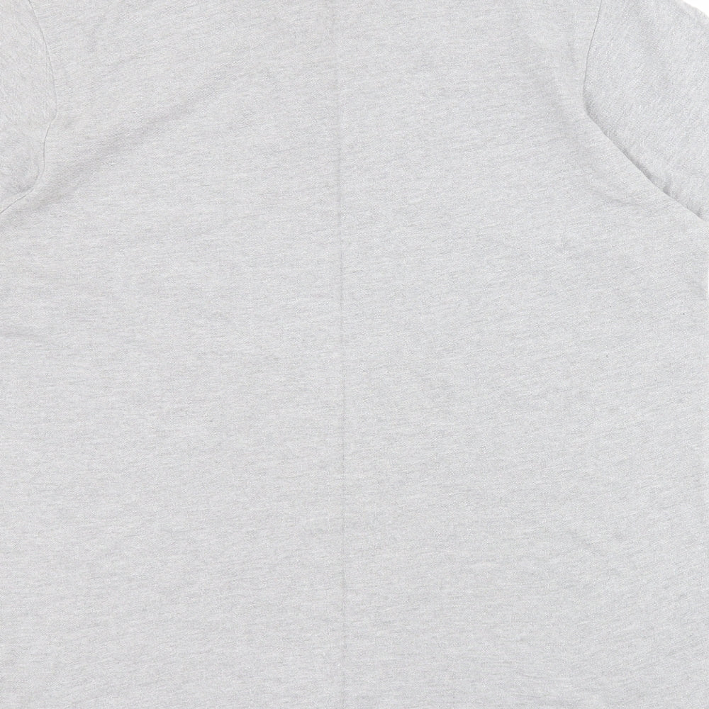 Primark Mens Grey  Cotton  Polo Size XL Collared Button