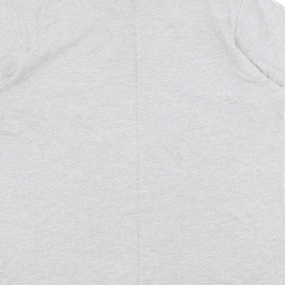 Primark Mens Grey  Cotton  Polo Size XL Collared Button