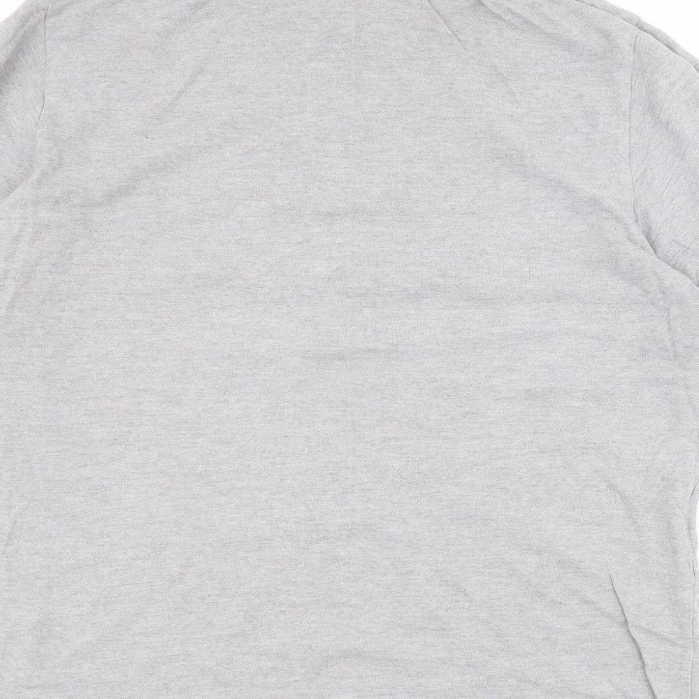 Primark Womens Grey  Cotton Basic Polo Size XL Collared