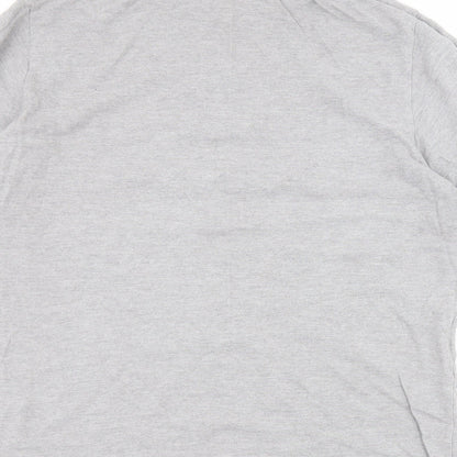 Primark Womens Grey  Cotton Basic Polo Size XL Collared