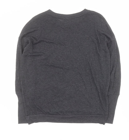 Womens UK Size 6 Topshop Grey Pullover Jumper