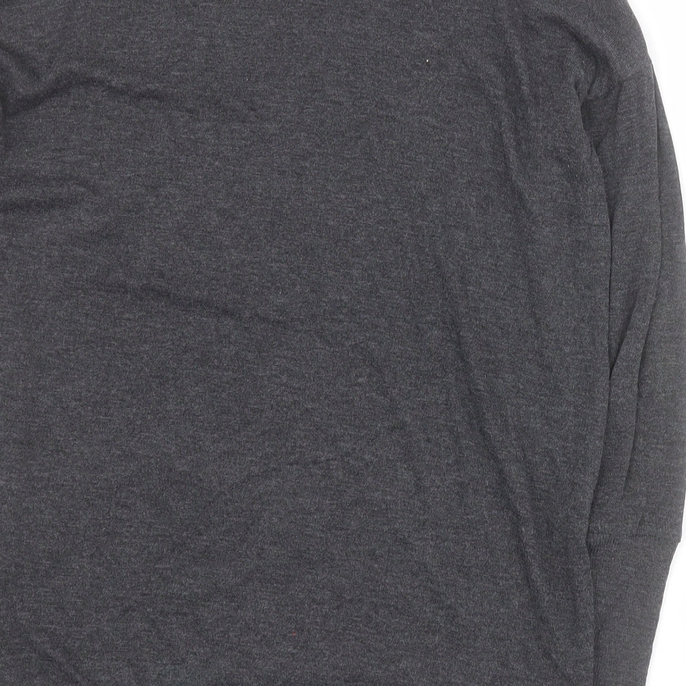 Womens UK Size 6 Topshop Grey Pullover Jumper