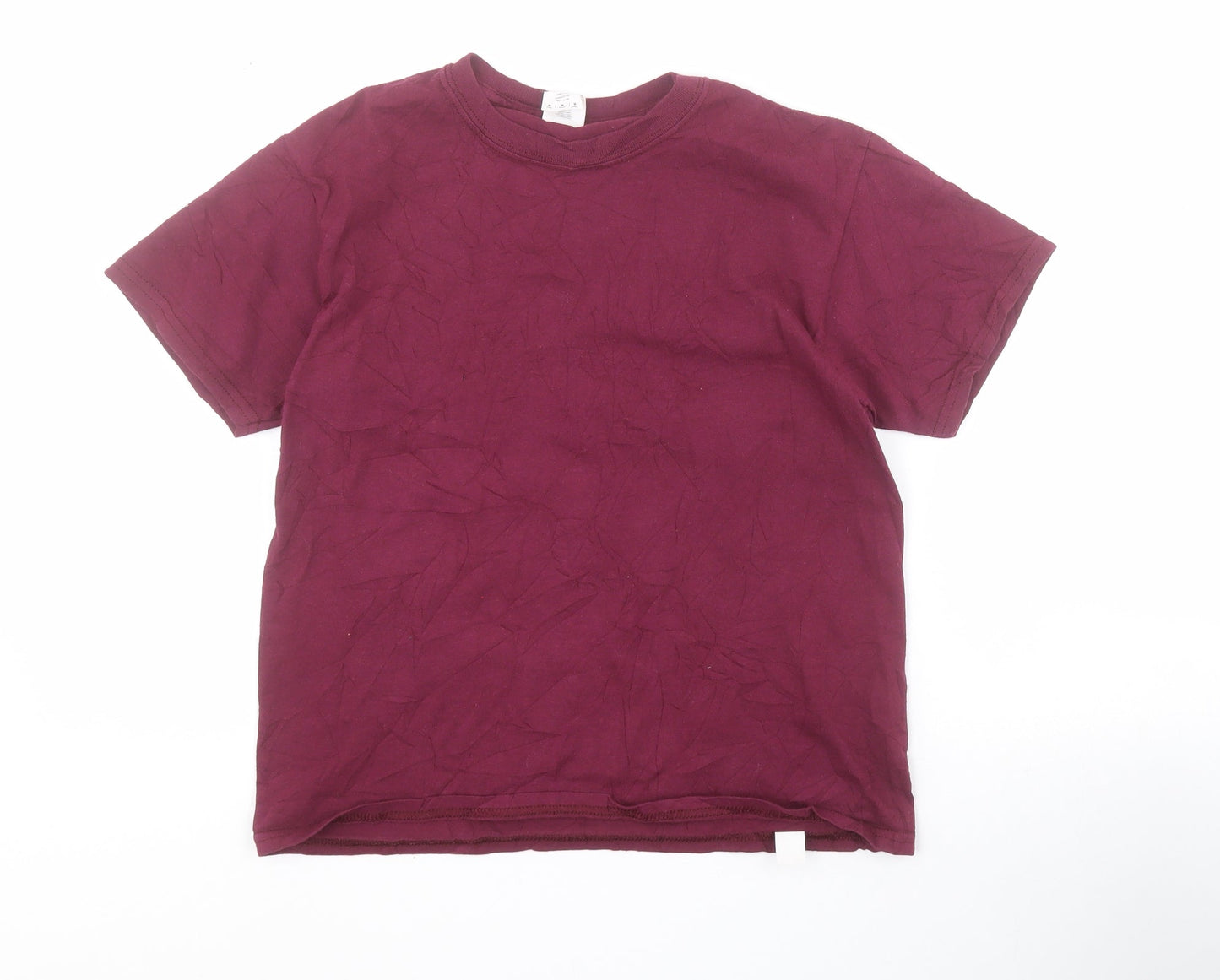 Gildan Boys Red  Cotton Pullover T-Shirt Size M Crew Neck Pullover - Harry Potter