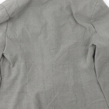 Papaya Womens Grey  Polyester Jacket Blazer Size 18