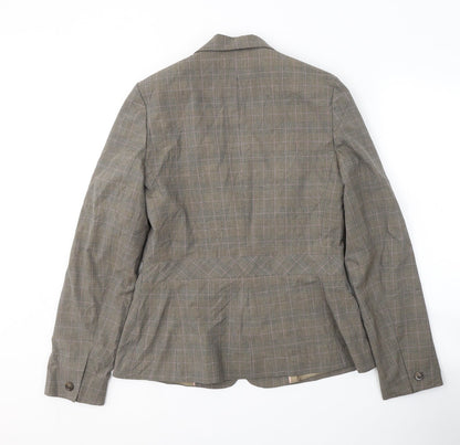 Womens UK Size 12 AMARANTO Regular Brown Blazer