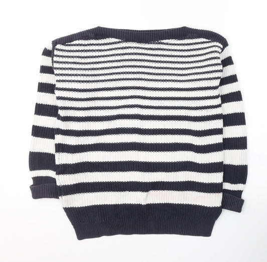 Womens UK Size M Marks and Spencer White Pullover Jumper