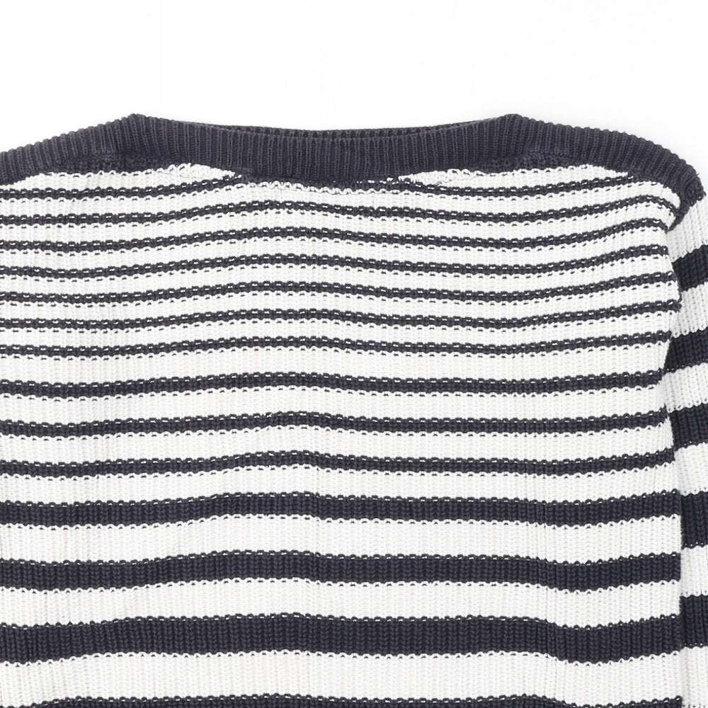 Womens UK Size M Marks and Spencer White Pullover Jumper