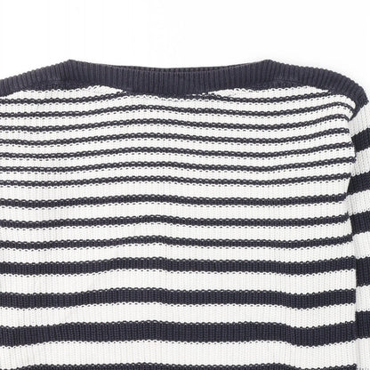 Womens UK Size M Marks and Spencer White Pullover Jumper