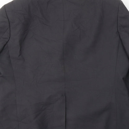 Knight & Asprey Mens Grey  Polyester Jacket Suit Jacket Size L