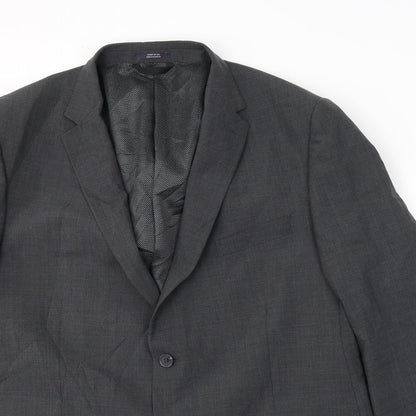 Mens UK Size XL Marks and Spencer Regular Grey Suit Jacket