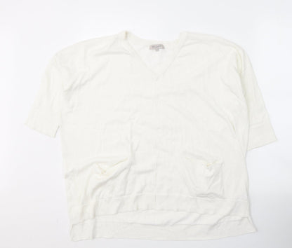 Womens UK Size M Great Plains White Pullover Jumper