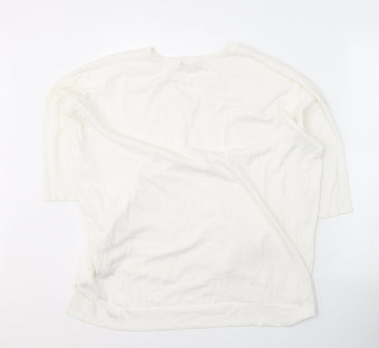 Womens UK Size M Great Plains White Pullover Jumper