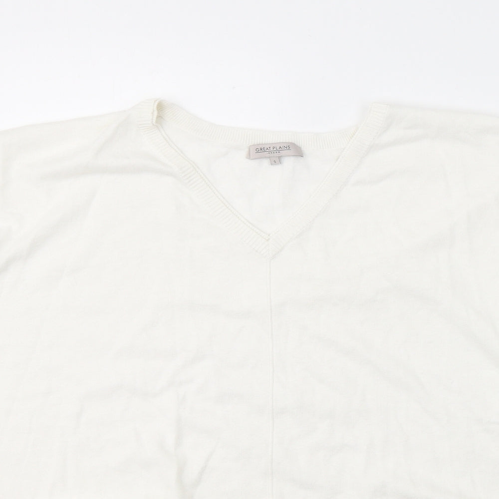 Womens UK Size M Great Plains White Pullover Jumper