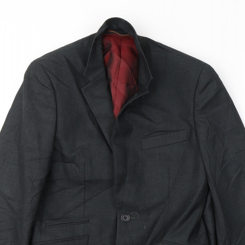 Mens UK Size S Topman Regular Beige Suit Jacket