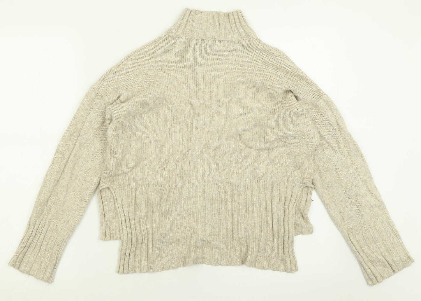 Womens UK Size S New Look Beige Pullover Jumper