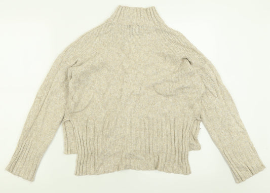 Womens UK Size S New Look Beige Pullover Jumper