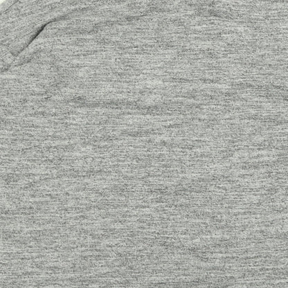 TU Womens Grey Crew Neck  Polyester Pullover Jumper Size 8