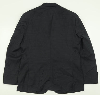 Mens UK Size 42 Marks and Spencer Regular Black Suit Jacket