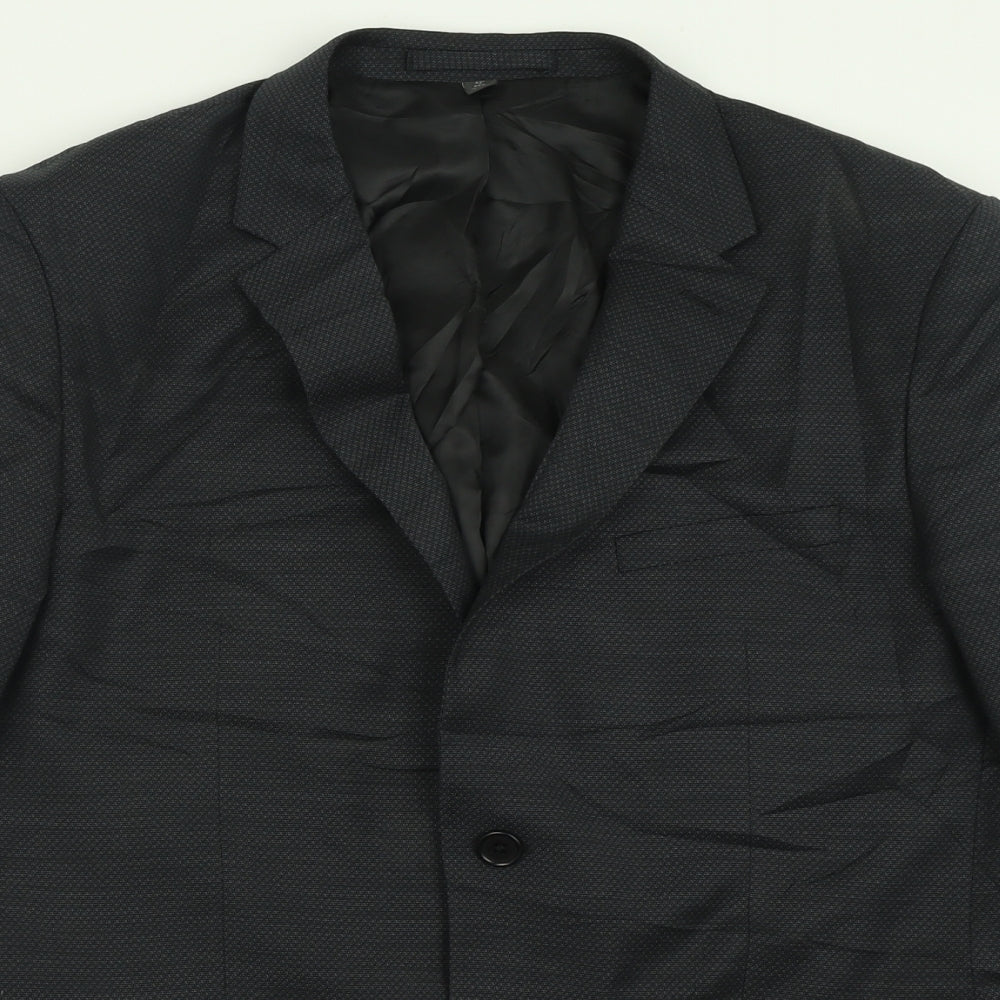 Mens UK Size 42 Marks and Spencer Regular Black Suit Jacket