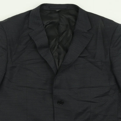 Mens UK Size 42 Marks and Spencer Regular Black Suit Jacket