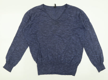 Womens UK Size S Woolworths Blue Pullover Jumper