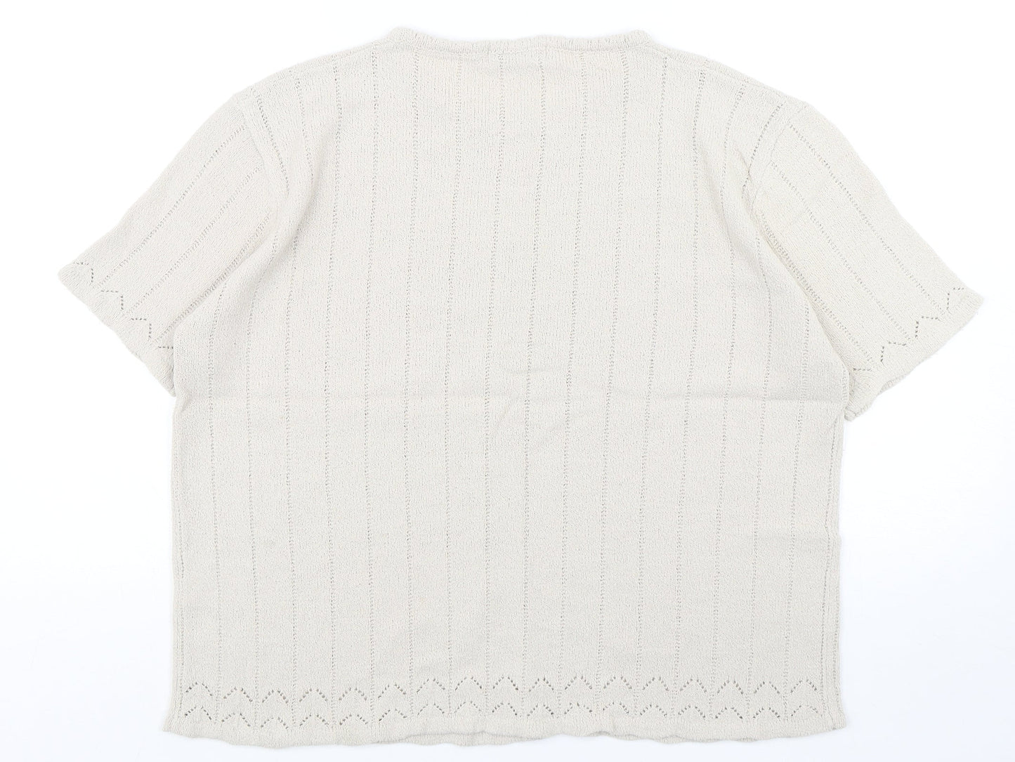 Womens UK Size 18 Berkertex Beige Pullover Jumper