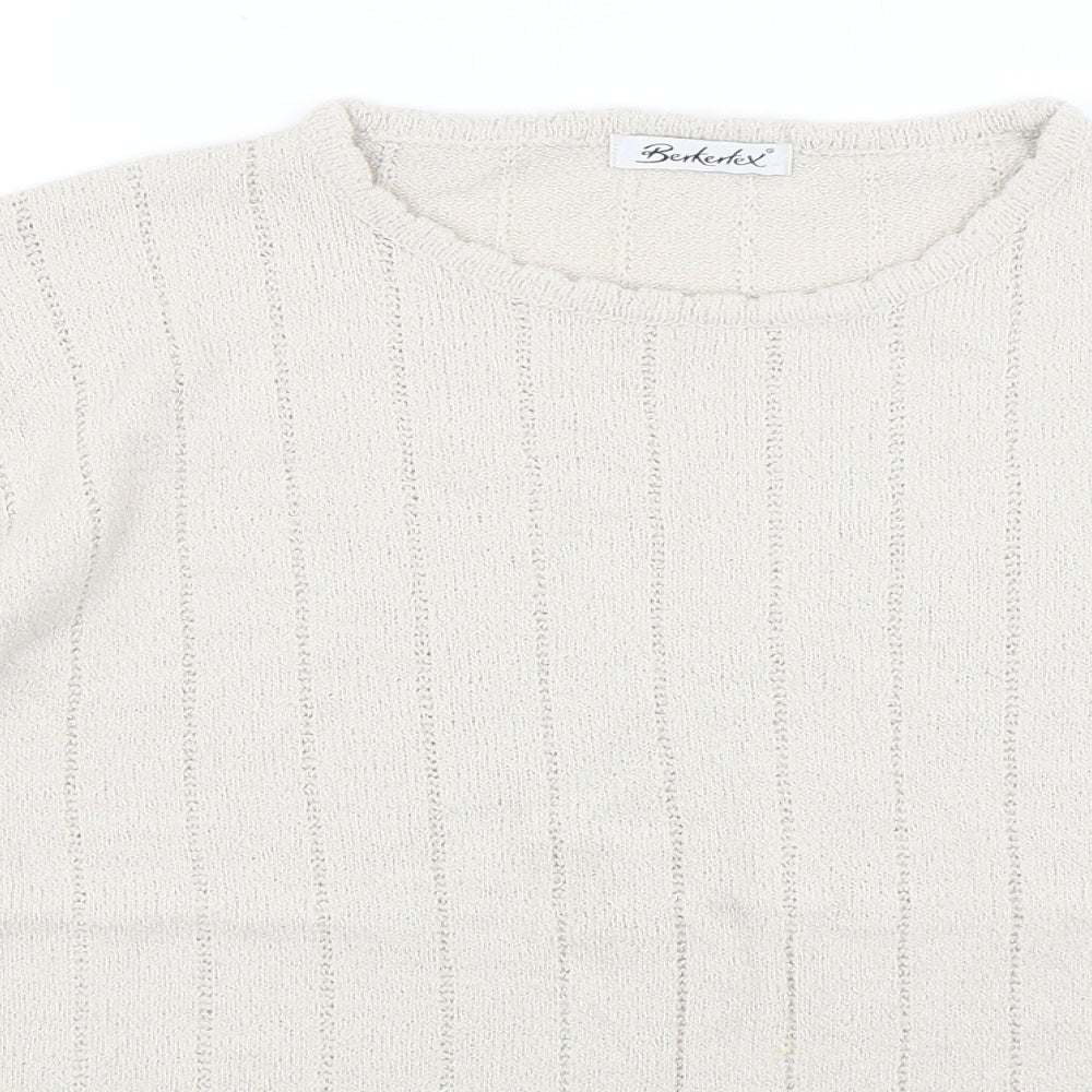 Womens UK Size 18 Berkertex Beige Pullover Jumper