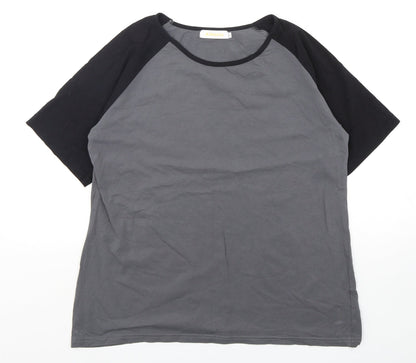 Aiboria Mens Multicoloured  Polyester  T-Shirt Size M Round Neck
