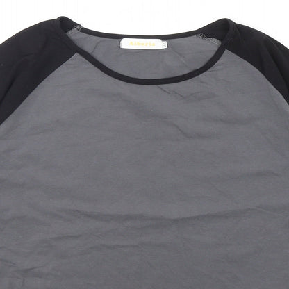 Aiboria Mens Multicoloured  Polyester  T-Shirt Size M Round Neck
