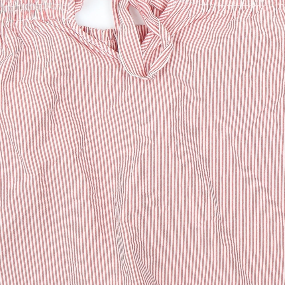 Womens UK Size 10 Atmosphere Multicoloured Basic Blouse