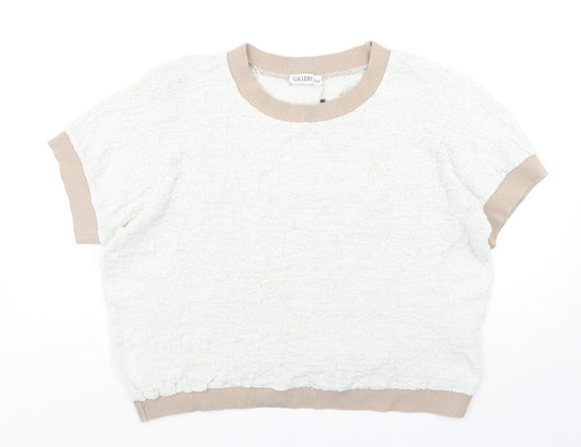 Gallery Womens Multicoloured Round Neck  Cotton Pullover Jumper Size L