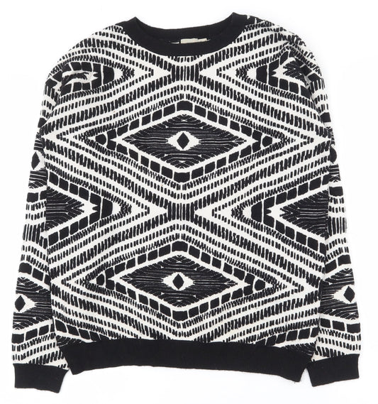 Womens UK Size 8 ASOS Black Pullover Jumper