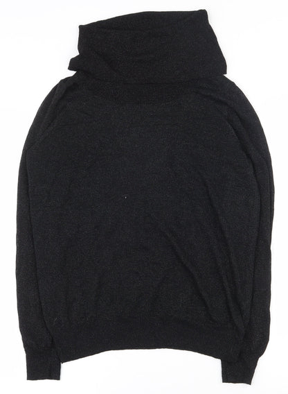 Womens UK Size 14 Preworn Black Pullover Jumper