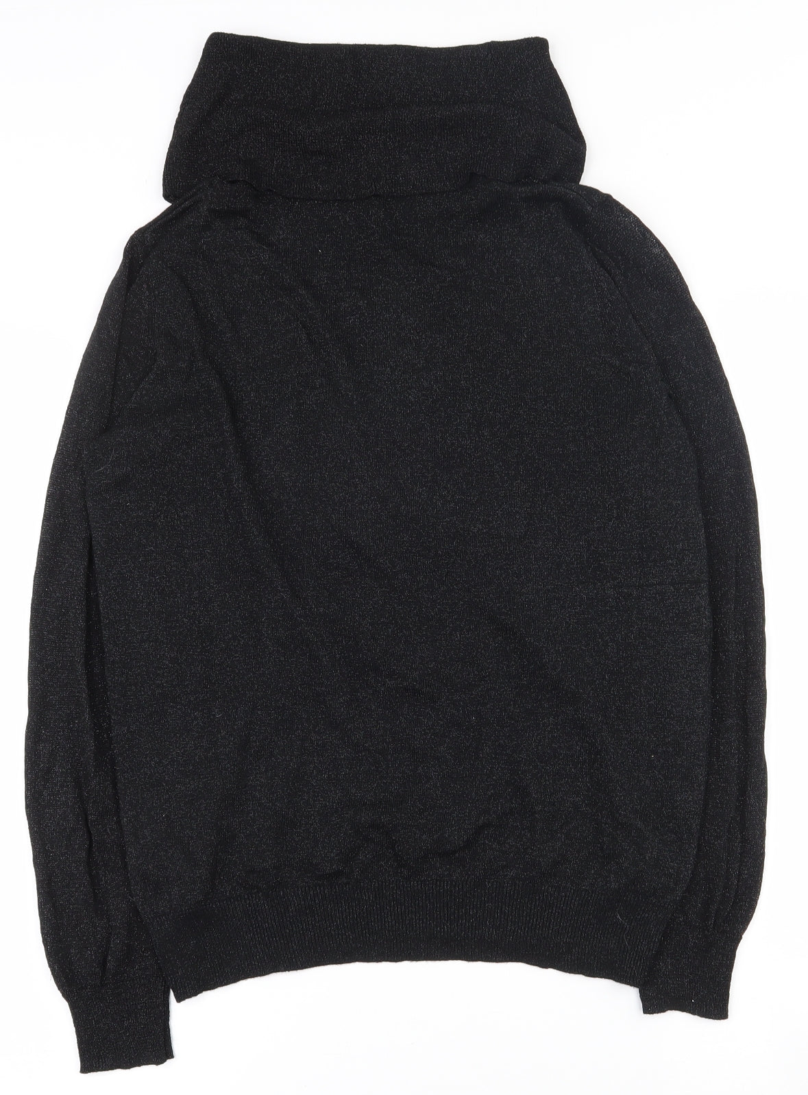 Womens UK Size 14 Preworn Black Pullover Jumper