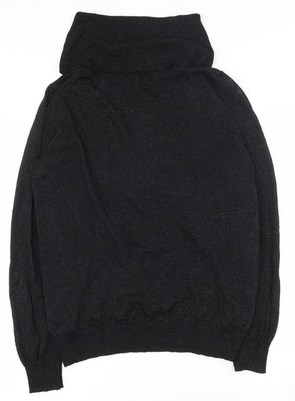 Womens UK Size 14 Preworn Black Pullover Jumper