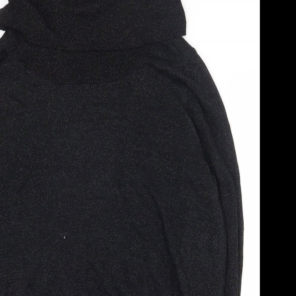 Womens UK Size 14 Preworn Black Pullover Jumper
