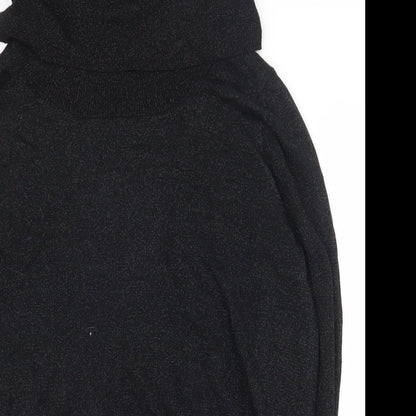 Womens UK Size 14 Preworn Black Pullover Jumper