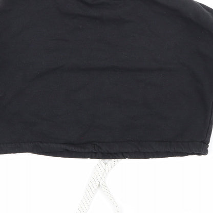 Marks and Spencer Girls Black  Cotton Pullover Sweatshirt Size 7-8 Years